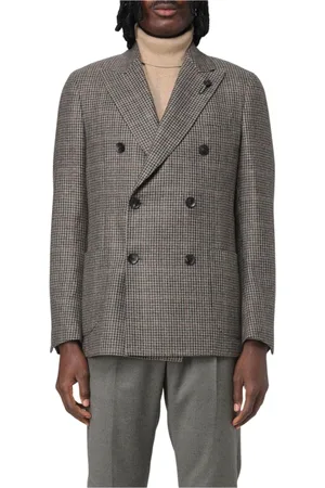 LARDINI Hombre, Chaquetas, Marrón, Talla: M