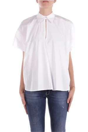 Manila Grace Mujer, Blusas y Camisas, Blanco, Talla: 2XS