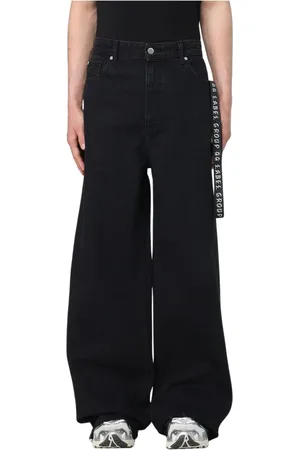 44 Label Group Hombre, Vaqueros, Negro, Talla: XL