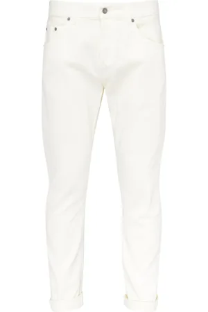 Dondup Hombre, Vaqueros, Blanco, Talla: W30