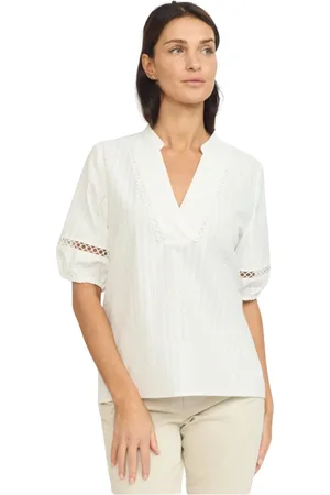 2-Biz Mujer, Blusas y Camisas, Blanco, Talla: 2XL