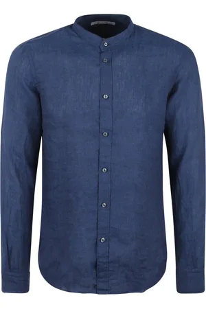 Brian Dales Hombre, Camisas, Azul, Talla: M