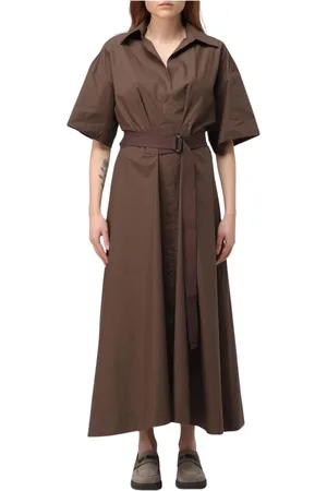 Brunello Cucinelli Mujer, Vestidos, Marrón, Talla: L