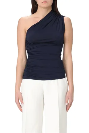 Elisabetta Franchi Mujer, Camisetas, Azul, Talla: XL