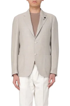 LARDINI Hombre, Chaquetas, Gris, Talla: M