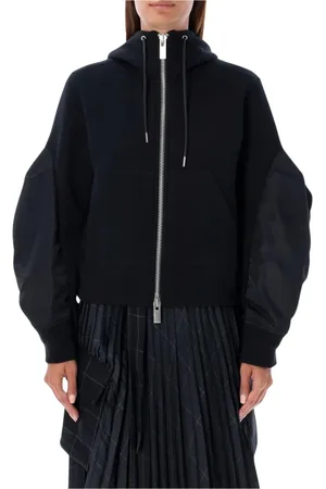 SACAI Mujer, Sudaderas, Negro, Talla: L