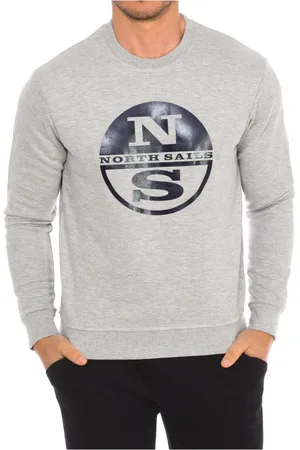 North Sails Hombre, Sudaderas, Gris, Talla: M