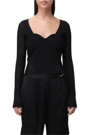 Simkhai Mujer, Camisetas, Negro, Talla: S