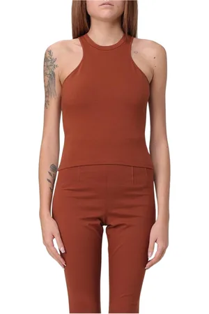 Andamane Mujer, Camisetas, Marrón, Talla: M
