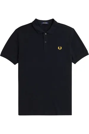Fred Perry Hombre, Camisetas, Negro, Talla: XL
