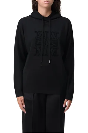 Max Mara Mujer, Sudaderas, Negro, Talla: S