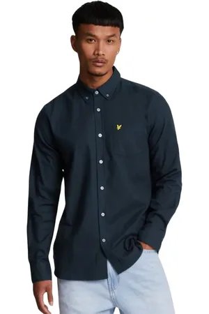 Lyle & Scott Hombre, Camisas, Azul, Talla: L