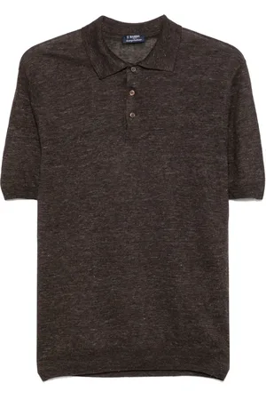 BARBA Hombre, Camisetas, Marrón, Talla: L