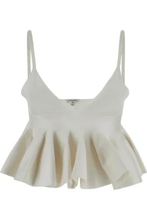 Alaïa Mujer, Camisetas, Blanco, Talla: M