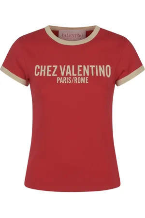 VALENTINO Mujer, Camisetas, Rojo, Talla: L