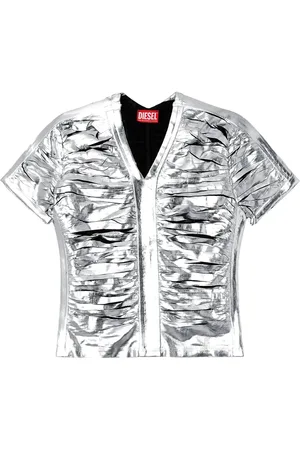 Diesel Mujer, Camisetas, Gris, Talla: M