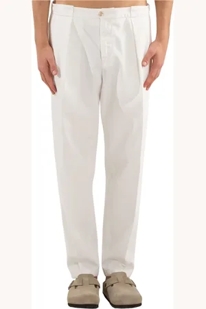 Briglia 1949 Hombre, Pantalones, Blanco, Talla: L