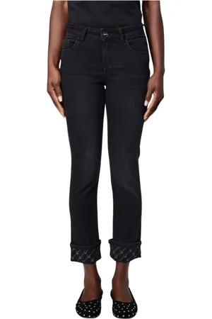 Liu Jo Mujer, Vaqueros, Negro, Talla: W33