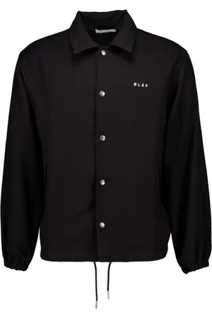 OLAF HUSSEIN Hombre, Chaquetas, Negro, Talla: L