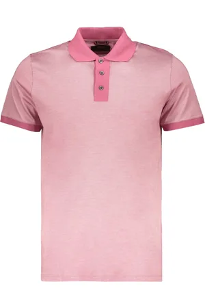 MOORER Hombre, Camisetas, Rosa, Talla: M