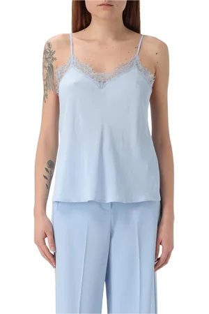 Patrizia Pepe Mujer, Camisetas, Azul, Talla: XS