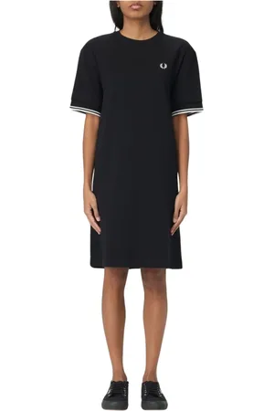 Fred Perry Mujer, Vestidos, Negro, Talla: S