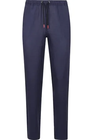 Kiton Hombre, Pantalones, Azul, Talla: XL