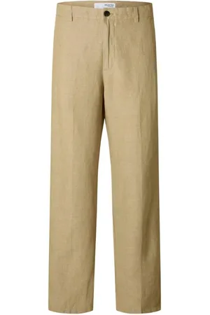 SELECTED Hombre, Pantalones, Marrón, Talla: W33