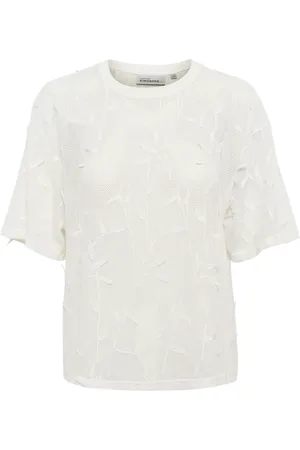 Karen by Simonsen Mujer, Camisetas, Blanco, Talla: L