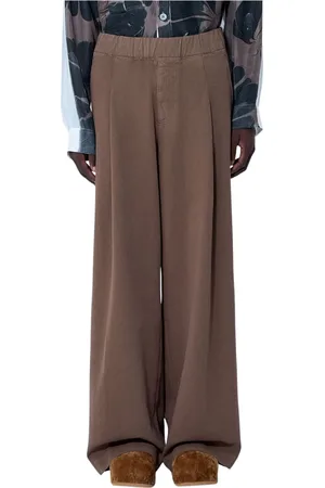 DRIES VAN NOTEN Hombre, Pantalones, Marrón, Talla: M