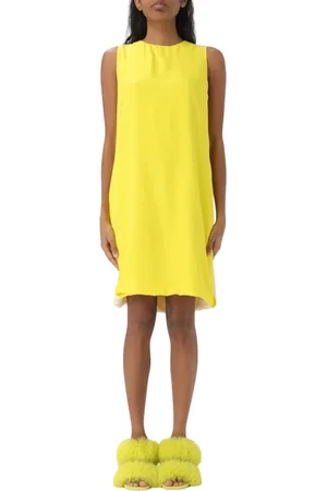 Msgm Mujer, Vestidos, Amarillo, Talla: M