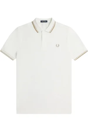 Fred Perry Hombre, Camisetas, Blanco, Talla: M