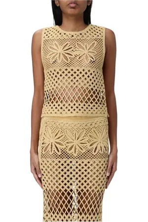 Pinko Mujer, Camisetas, Amarillo, Talla: L
