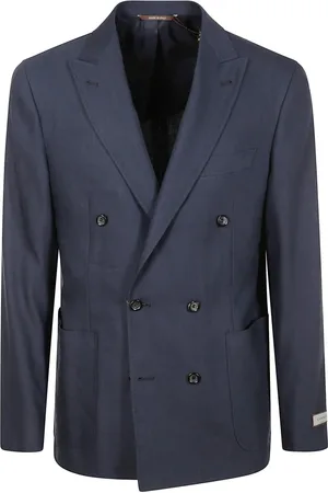 CANALI Hombre, Chaquetas, Azul, Talla: M