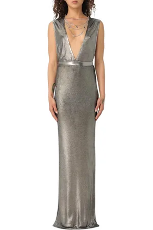 Elisabetta Franchi Mujer, Vestidos, Gris, Talla: M
