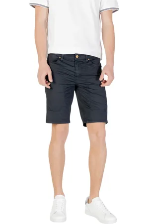 Jeckerson Hombre, Pantalones cortos, Azul, Talla: W34