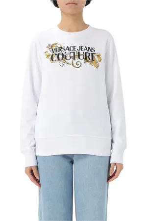 VERSACE Mujer, Sudaderas, Blanco, Talla: XS