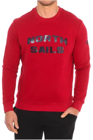 North Sails Hombre, Sudaderas, Rojo, Talla: L