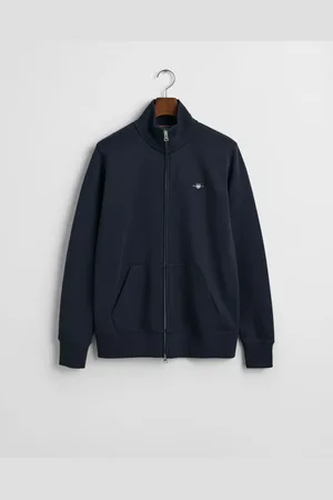 GANT Hombre, Sudaderas, Azul, Talla: S