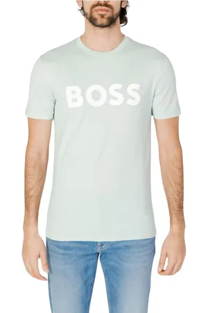 HUGO BOSS Hombre, Camisetas, Verde, Talla: M