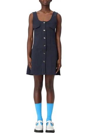 Ganni Mujer, Vestidos, Azul, Talla: M