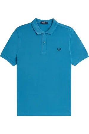 Fred Perry Hombre, Camisetas, Azul, Talla: M