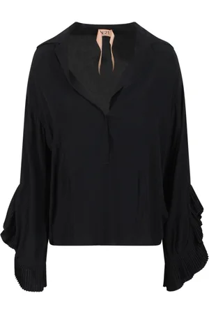 Nº21 Mujer, Blusas y Camisas, Negro, Talla: L