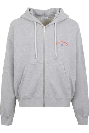 OFF-WHITE Hombre, Sudaderas, Gris, Talla: L