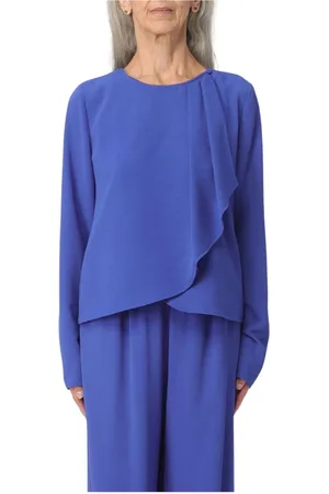 Emporio Armani Mujer, Blusas y Camisas, Azul, Talla: S