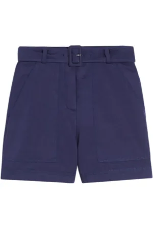 Max Mara Mujer, Pantalones cortos, Azul, Talla: S