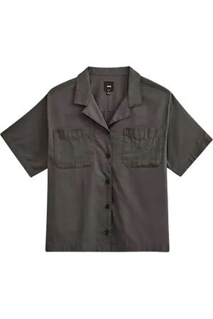 Vans Mujer, Blusas y Camisas, Gris, Talla: M
