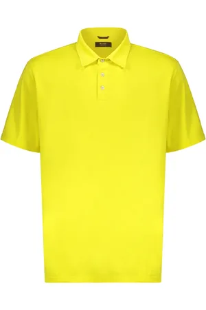 MOORER Hombre, Camisetas, Amarillo, Talla: 2XL