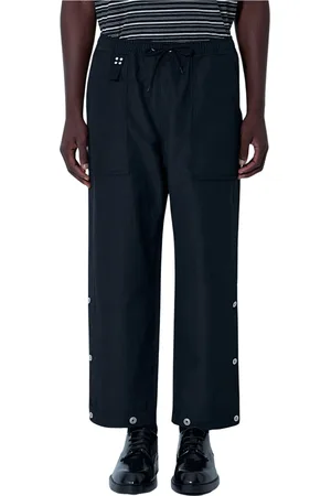 Comme des Garçons Hombre, Pantalones, Negro, Talla: S