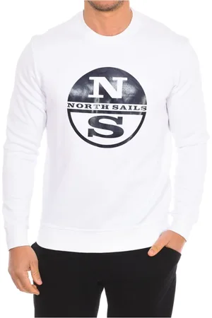 North Sails Hombre, Sudaderas, Blanco, Talla: XL